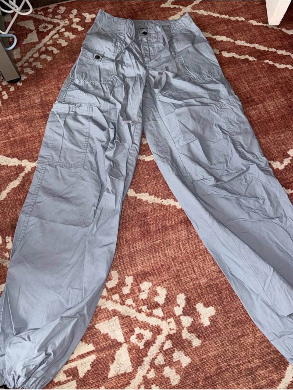 wild fable Light Gray Cargo Joggers with Utility Pockets